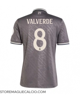 Real Madrid Federico Valverde #8 Maglia Gara Terza Repliche 2024-25